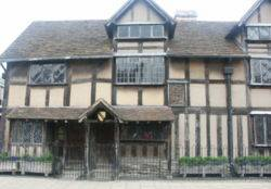 Maison natale de William Shakespeare sur Henley Street  Stratford-upon-Avon